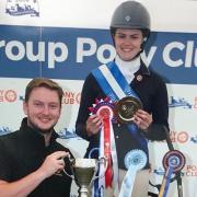 WINNER: Sadie Abel, from Fishburn, in County Durham, has won the national Pony Club Eventing Championships
