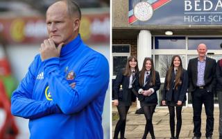 Footballer, manager and pundit returned to his old school to inspire the next generation