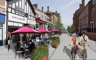 A visualisation of what the improved Coniscliffe Road might look like. Picture: Northern Echo.