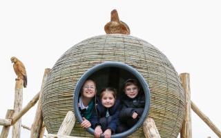 The playground comes as a welcome addition to the reserve in time for the Easter break.