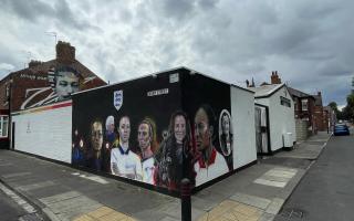 The mural at the Arthur Wharton Foundation is now complete Picture: ARTHUR WHARTON FOUNDATION