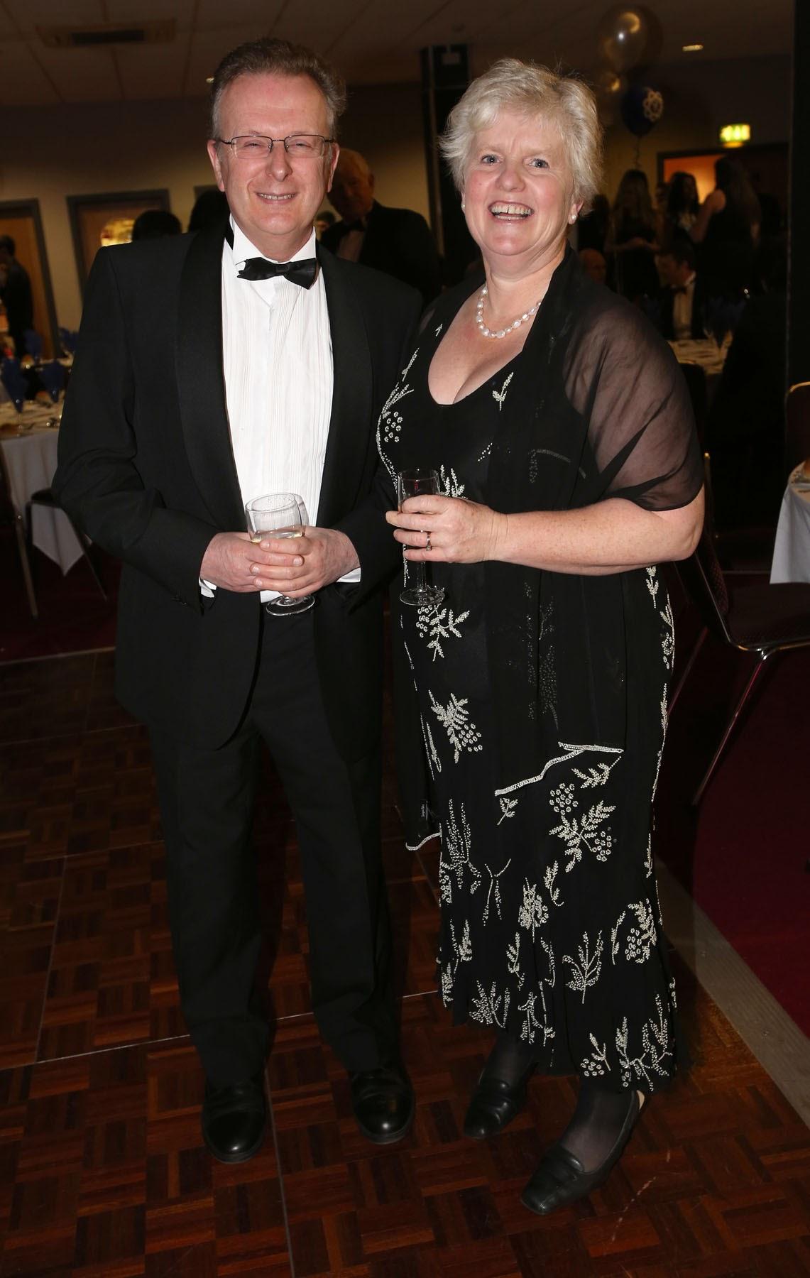 The Stockton Young Farmers' 85th Anniversary Do at The Northern Echo Arena in Darlington. Chris Wells and Sue Gaudie. Picture: CHRIS BOOTH