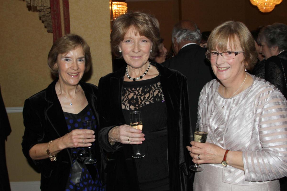 From left Gillian Smith, Ruth Biker and Gillian Morrison