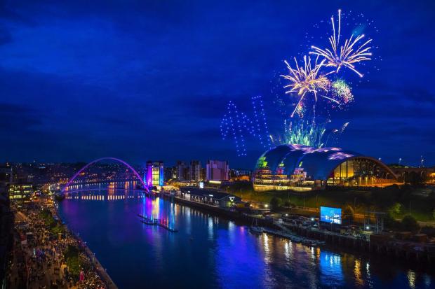 SUCCESS HAILED: The opening night of the Great Exhibition of the North on the Newcastle Gateshead quayside in June