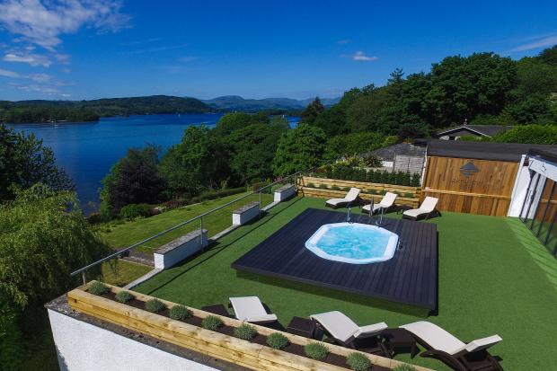 PERFECT VIEW: The Lakeview Spa offers an outdoor jacuzzi, indoor pool, sauna and steam room